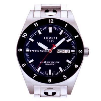 經典與現代的融合 Tissot天梭圓形精鋼運動系列自動機械男表T91.1.483.41